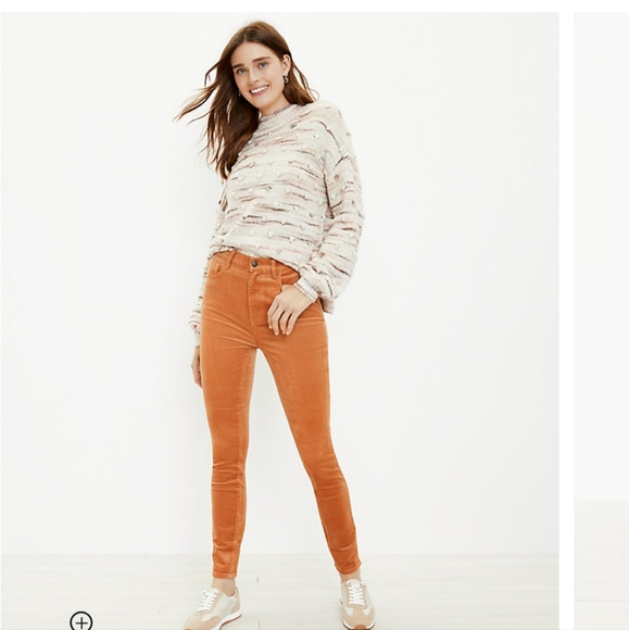 LOFT High Rise Skinny corduroy pants - Picture 2 of 10